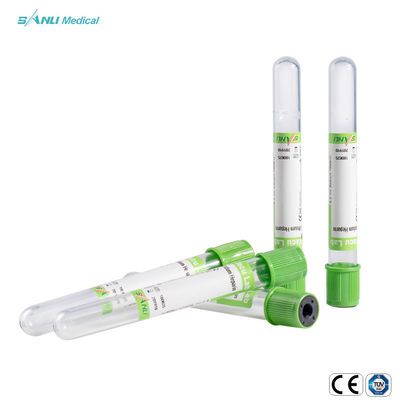 Lithium heparin / sodium heparin aditif wadah jenis tabung pengumpul darah vakum