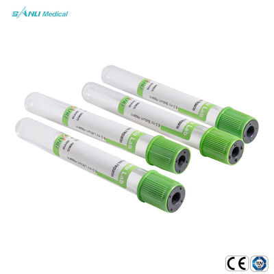 Lithium heparin / sodium heparin aditif wadah jenis tabung pengumpul darah vakum