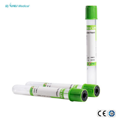 Lithium heparin / sodium heparin aditif wadah jenis tabung pengumpul darah vakum
