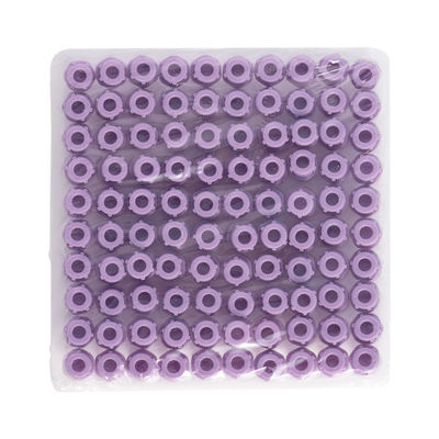 Tabung EDTA K2 / K3 Mikro EDTA 0.2ml Tabung Ungu Kapiler
