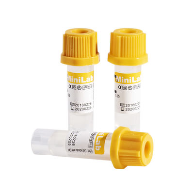 Tabung Pengumpul Darah Kapiler CE Sekali Pakai 0.2ml 0.25ml 0.5ml