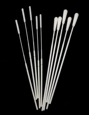 EO Sterilisasi Viral Sampling Swab 10mm Panjang Kepala Setiap Titik Dapat Dipecahkan