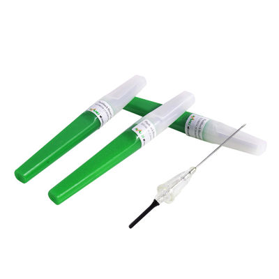 11/4&quot; Jarum Pengumpul Darah Flashback Vacuum Warna Hijau 21G 0.8x31mm