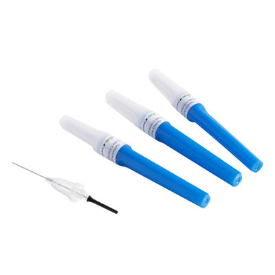 Pengumpulan Darah Flashback Jarum Vakum 23G 3/4 '' 0.6x19mm Warna Biru