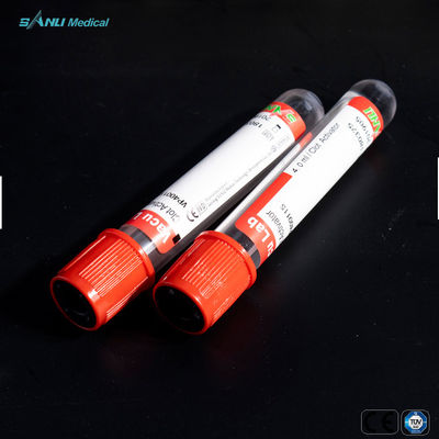Vacuum Plain Red Top Blood Tube Tanpa Aditif Untuk Pengumpulan Dan Penyimpanan