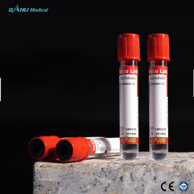 Vacuum Plain Red Top Blood Tube Tanpa Aditif Untuk Pengumpulan Dan Penyimpanan