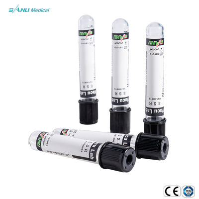 Tabung Pengumpul Darah Vakum 13x75mm ESR Dengan 0,129mol / L Sodium Sitrat
