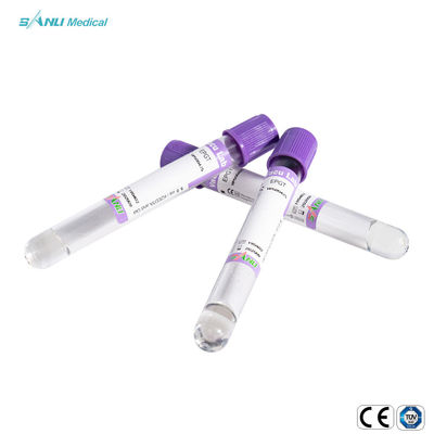 Tabung Pengumpul Darah Kaca EDTA K2 Dengan Gel 13x75mm Untuk Hematologi