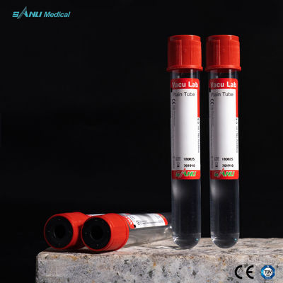 Clot Activator Glass Blood Collection Tubes Vacuum 5ml Untuk Tes Biokimia