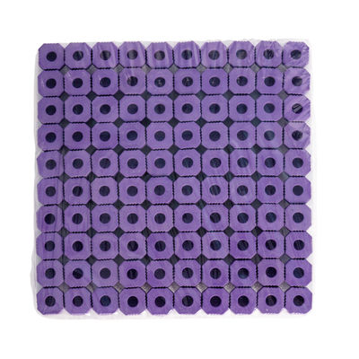 K2 EDTA Tabung Pengumpul Darah Kapiler ISO9001 Lavender Rubber Cap