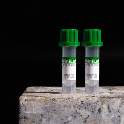 Tabung Kapiler Darah 0.25ml Lithium Heparin Green Top Tube