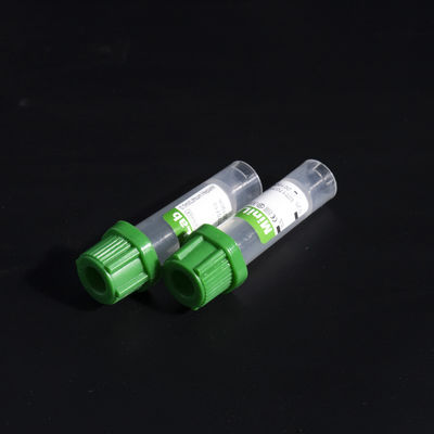 Tabung Kapiler Darah 0.25ml Lithium Heparin Green Top Tube