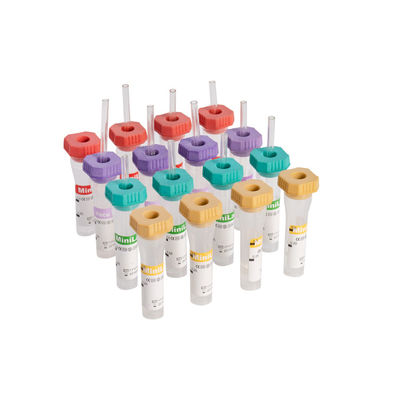 0.2ml Micro Blood Collection Tubes Clot Activator Additive Untuk Kapiler