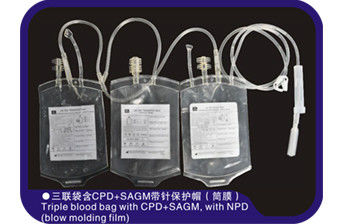 Tas Darah Medis Film Tubular 350ml-500ml Antikoagulan CPD