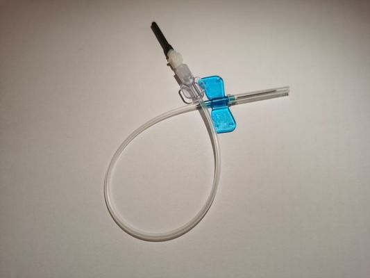 Jarum Kupu-kupu Koleksi Darah Sekali Pakai Dengan Adaptor Luer