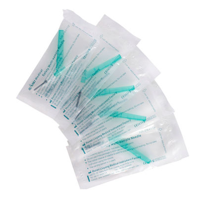 Vacu Lab ISO13485 Multi Sample Blood Collection Needle Untuk Penggunaan Tunggal 21G