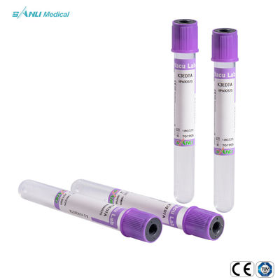 Tabung Pengumpul Darah Vakum EDTA 8ml 10ml Bahan PET