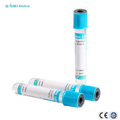 10ml Medis Vakum Koagulasi Tabung Tes Darah Sekali Pakai CE 13x75mm