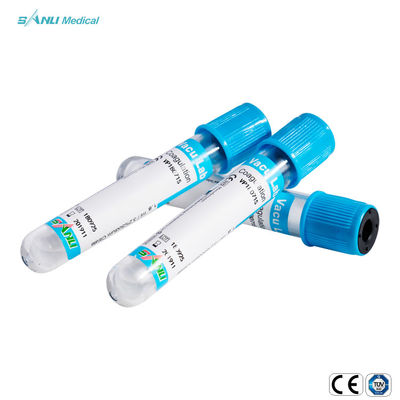 10ml Medis Vakum Koagulasi Tabung Tes Darah Sekali Pakai CE 13x75mm