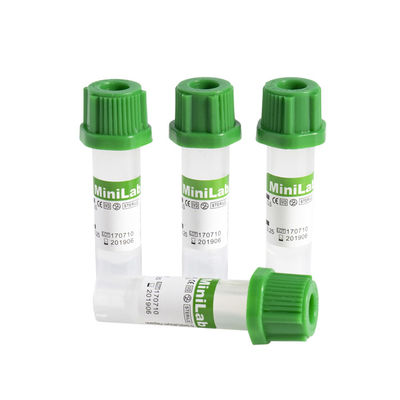 Tabung Pengumpul Darah Mikro Medis Sekali Pakai 0.5ml ISO13485 8x45mm
